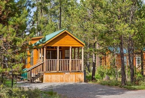 Bend-Sunriver Camping Resort Studio Cabin 6 מראה חיצוני תמונה